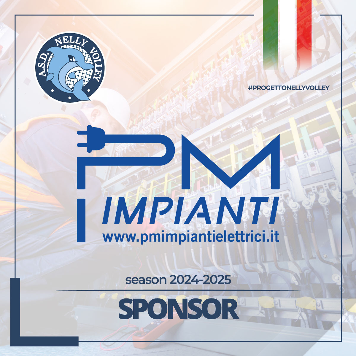 PM IMPIANTI SPONSOR DELLA NELLY VOLLEY